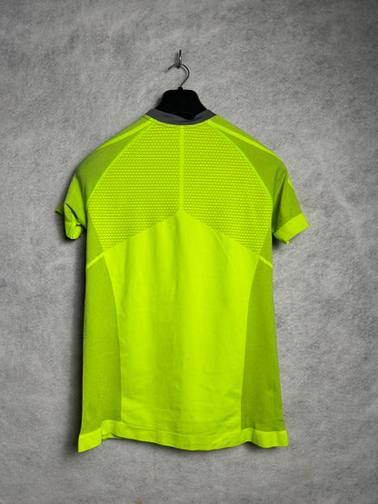Puma Compression Round Neck Neon Green - Large