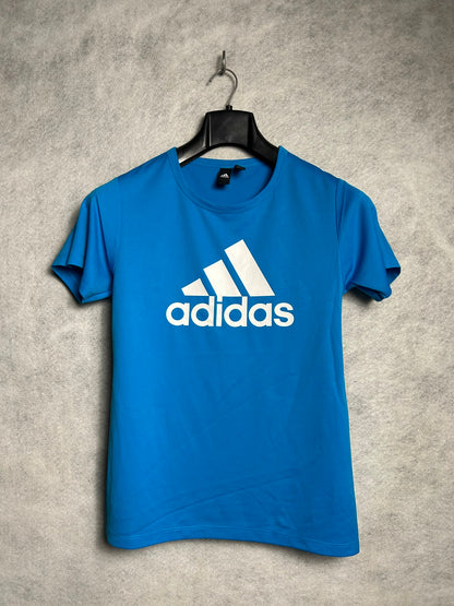 Adidas Blue Round Neck - Small