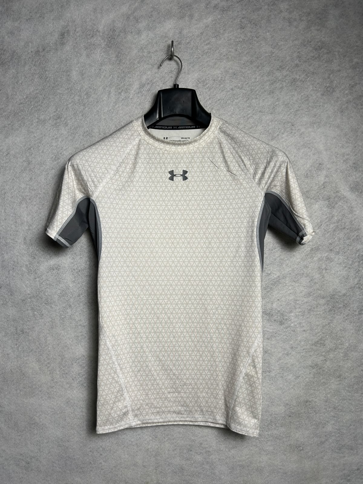 Under Armour Compression Round Neck Heat Gear White - Large