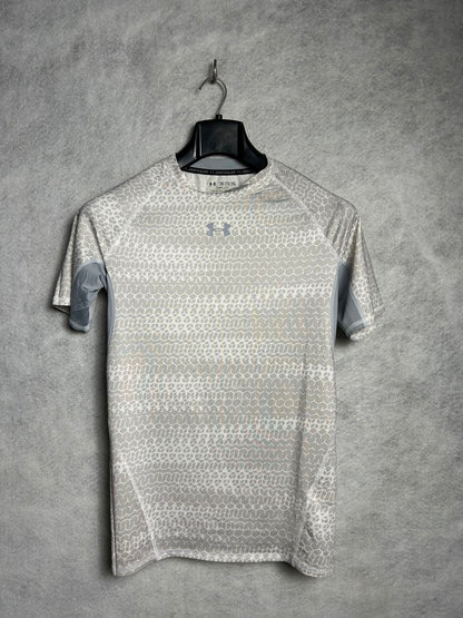Under Armour Compression Round Neck Heat Gear White - XXL