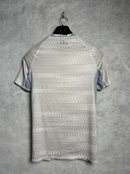 Under Armour Compression Round Neck Heat Gear White - XXL