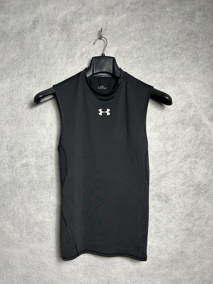 Under Armour Compression Round Neck Heat Gear Black - Large