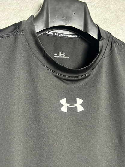 Under Armour Compression Round Neck Heat Gear Black - Large