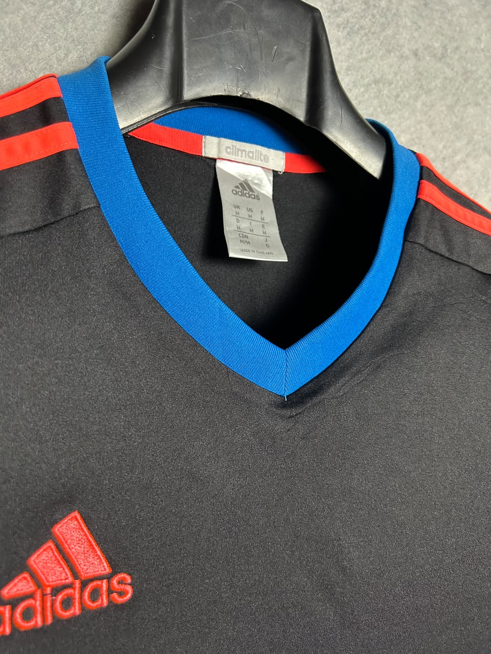 Adidas Black Clima Lite V Neck - Medium