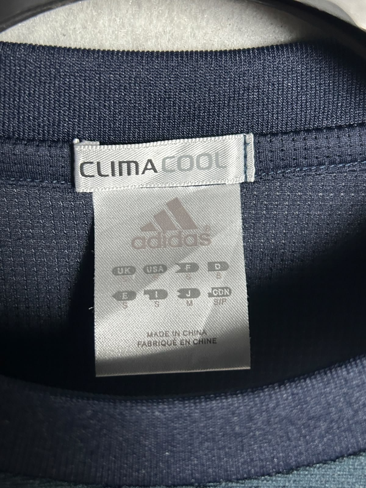 Adidas Black & White Clima Cool Round Neck - Small