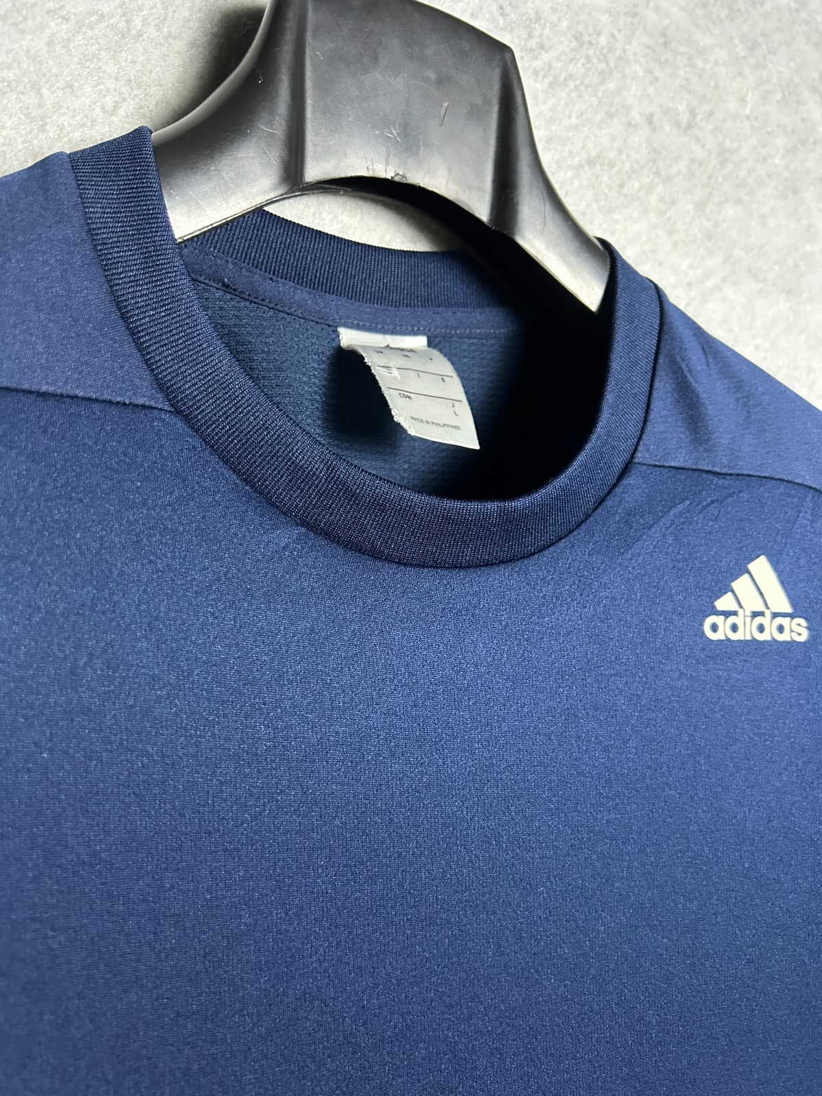 Adidas Blue Round Neck - Large