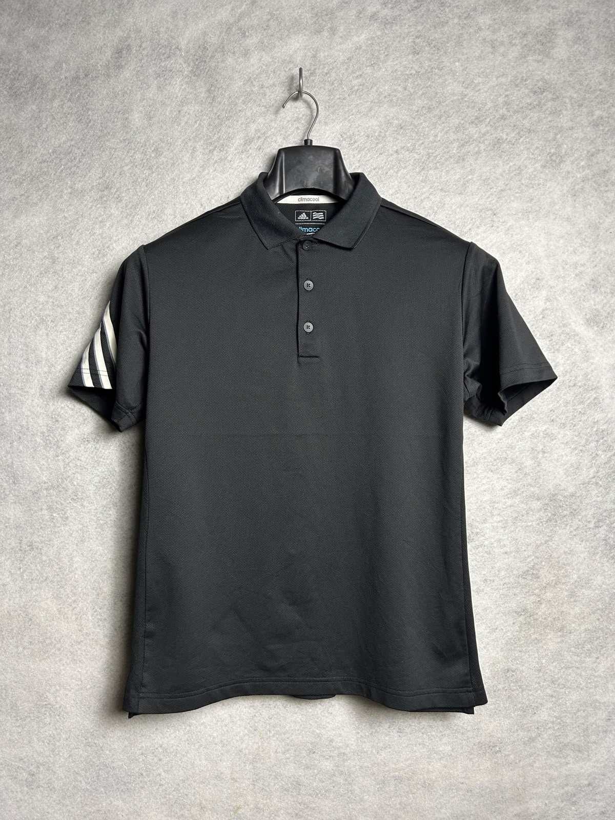 Adidas Black Clima Cool Polo Black - Medium