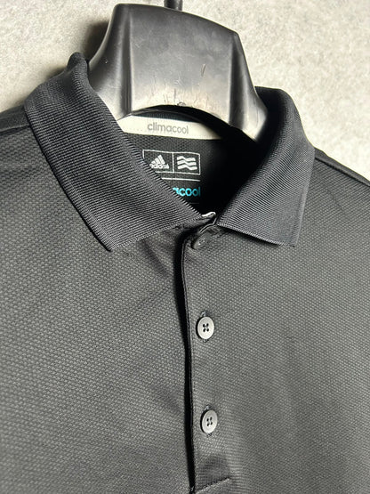 Adidas Black Clima Cool Polo Black - Medium
