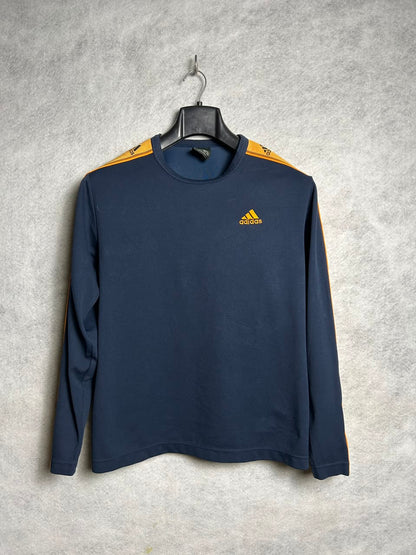Adidas Navy Blue Round Neck - Large