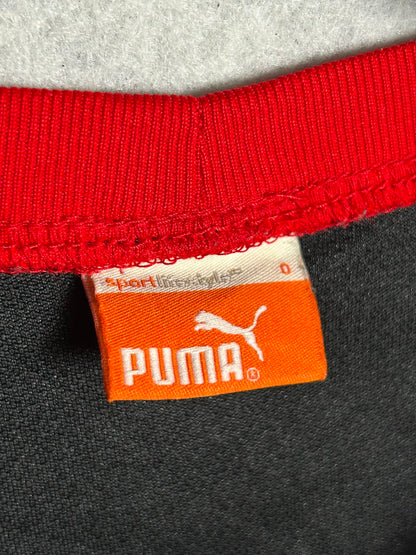 Puma Full Sleeves Red & Black Round Neck - XL