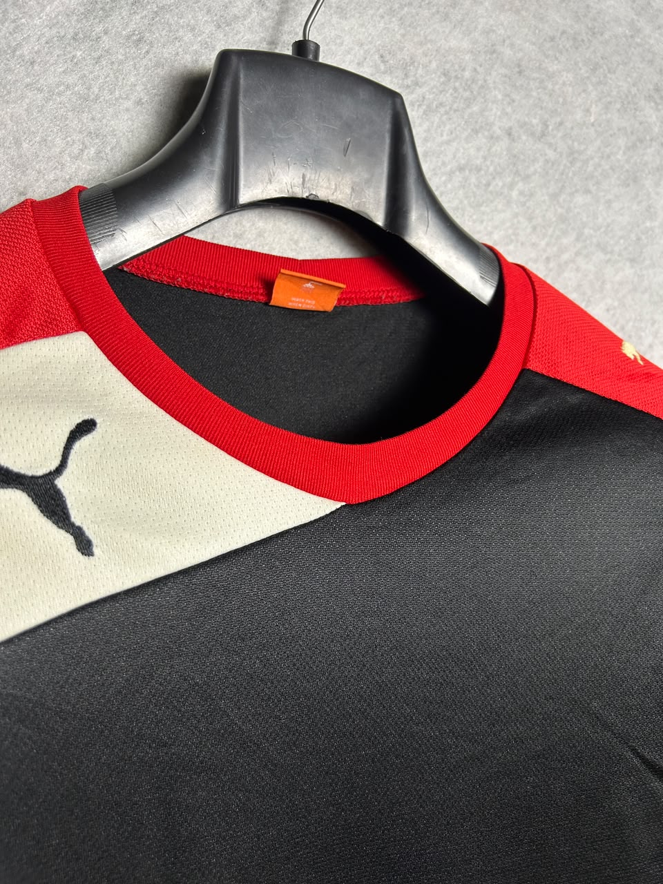 Puma Full Sleeves Red & Black Round Neck - XL