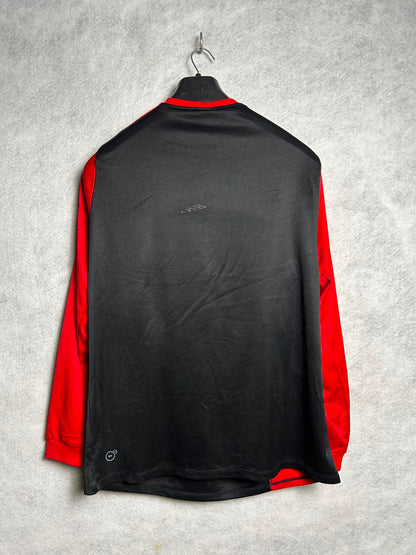 Puma Full Sleeves Red & Black Round Neck - XL