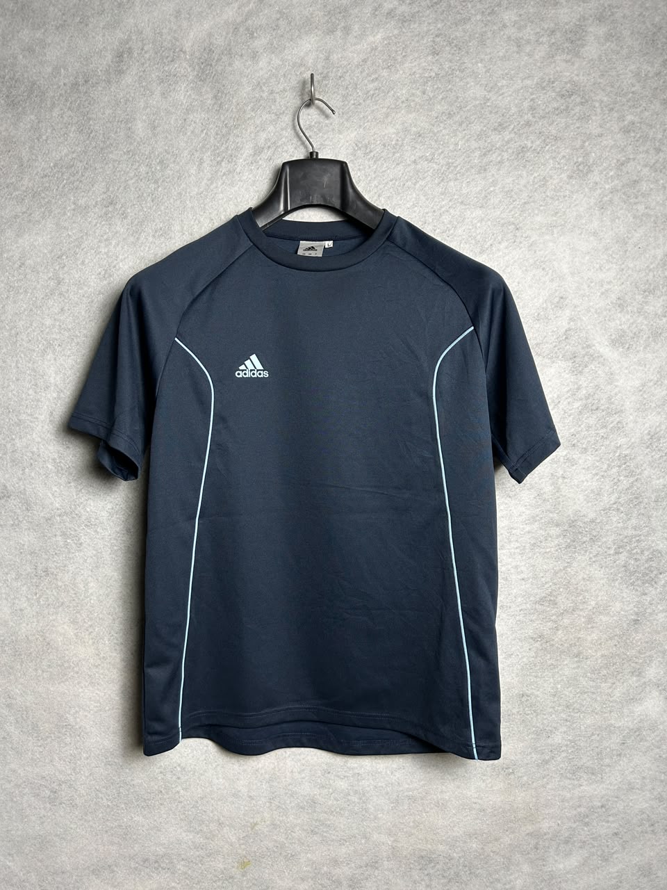 Adidas Blue Round Neck - Medium