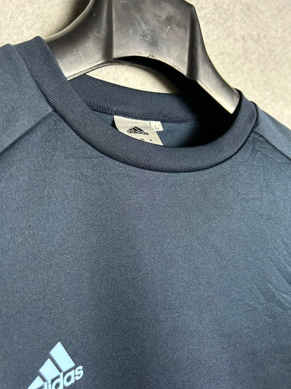 Adidas Blue Round Neck - Medium