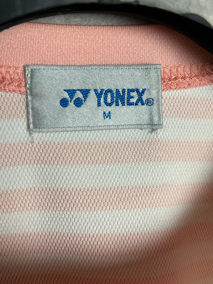 Yonex Pink & White Round Neck - Medium