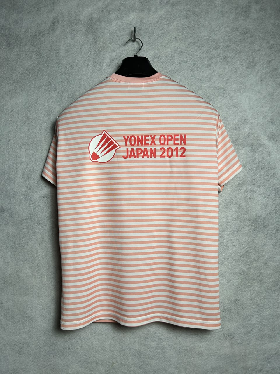 Yonex Pink & White Round Neck - Medium