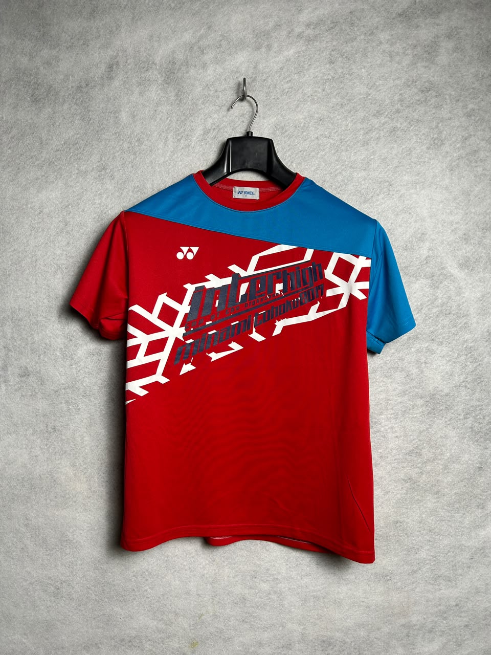 Yonex Red & Blue Round Neck - Medium