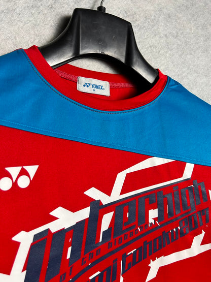 Yonex Red & Blue Round Neck - Medium
