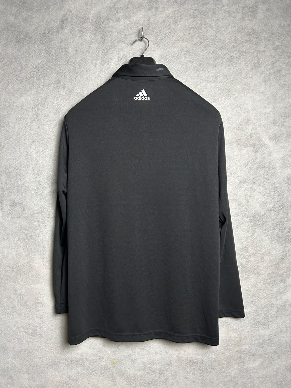 Adidas Black Polo Full Sleeves - XXL