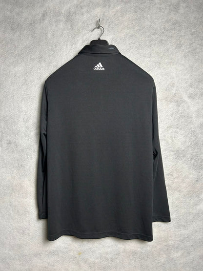 Adidas Black Polo Full Sleeves - XXL