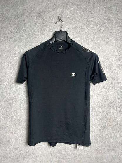 Champion Black Round Neck - Small
