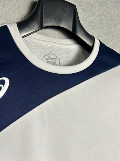 Asics White Round Neck - XL