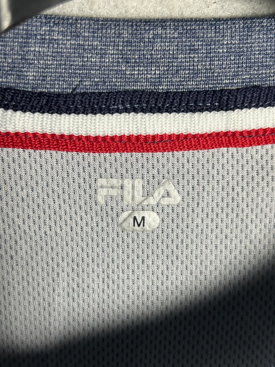 Fila Gray & Blue Round Neck - Medium