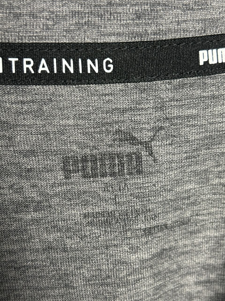 Puma Training Gray Round Neck - Large