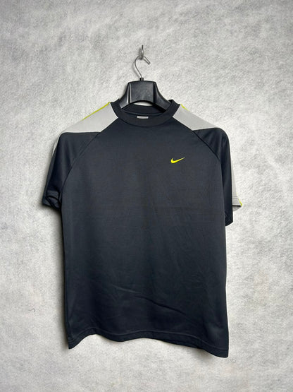 Nike Dri Fit Black Round Neck - Large