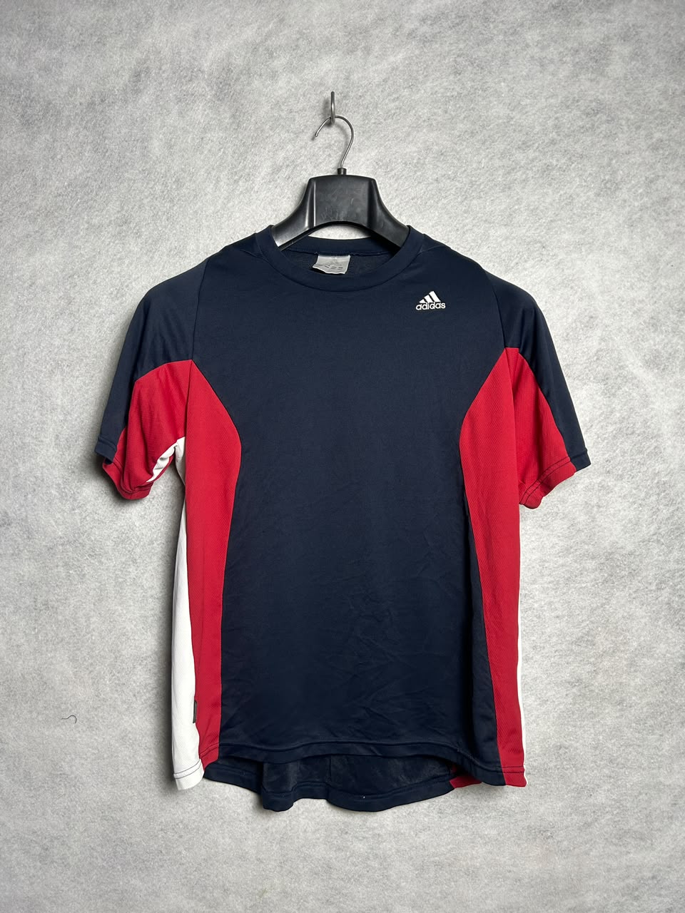 Adidas Blue & Red Round Neck - Large