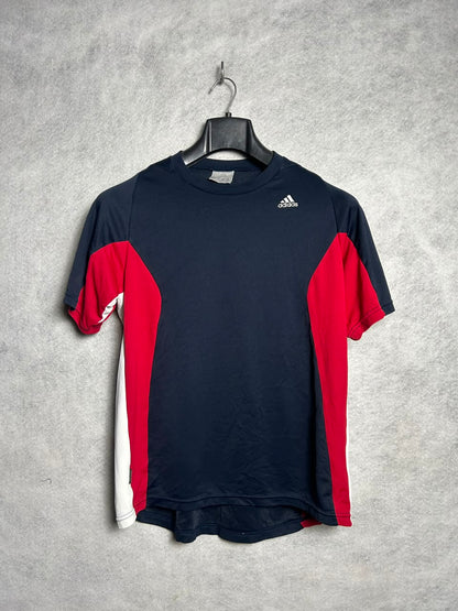 Adidas Blue & Red Round Neck - Large