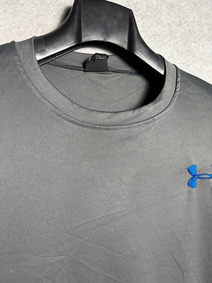 Under Armour Blue & Gray Round Neck - XXL