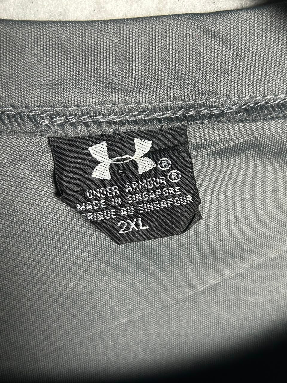Under Armour Blue & Gray Round Neck - XXL