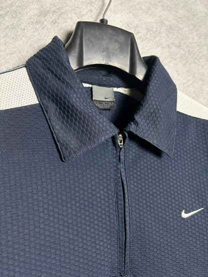 Nike Navy Blue QTR Zip - Large