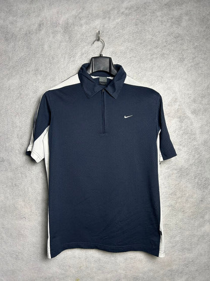 Nike Navy Blue QTR Zip - Large