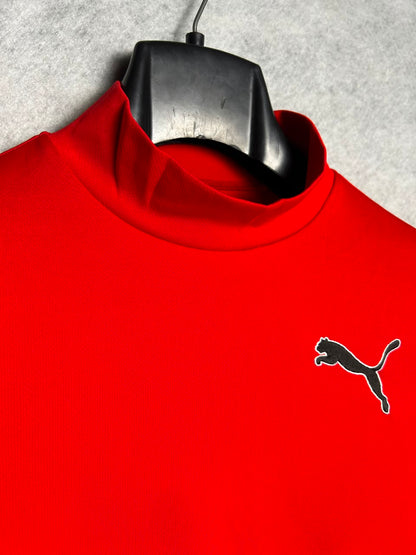 Puma Red High Round Neck - Medium