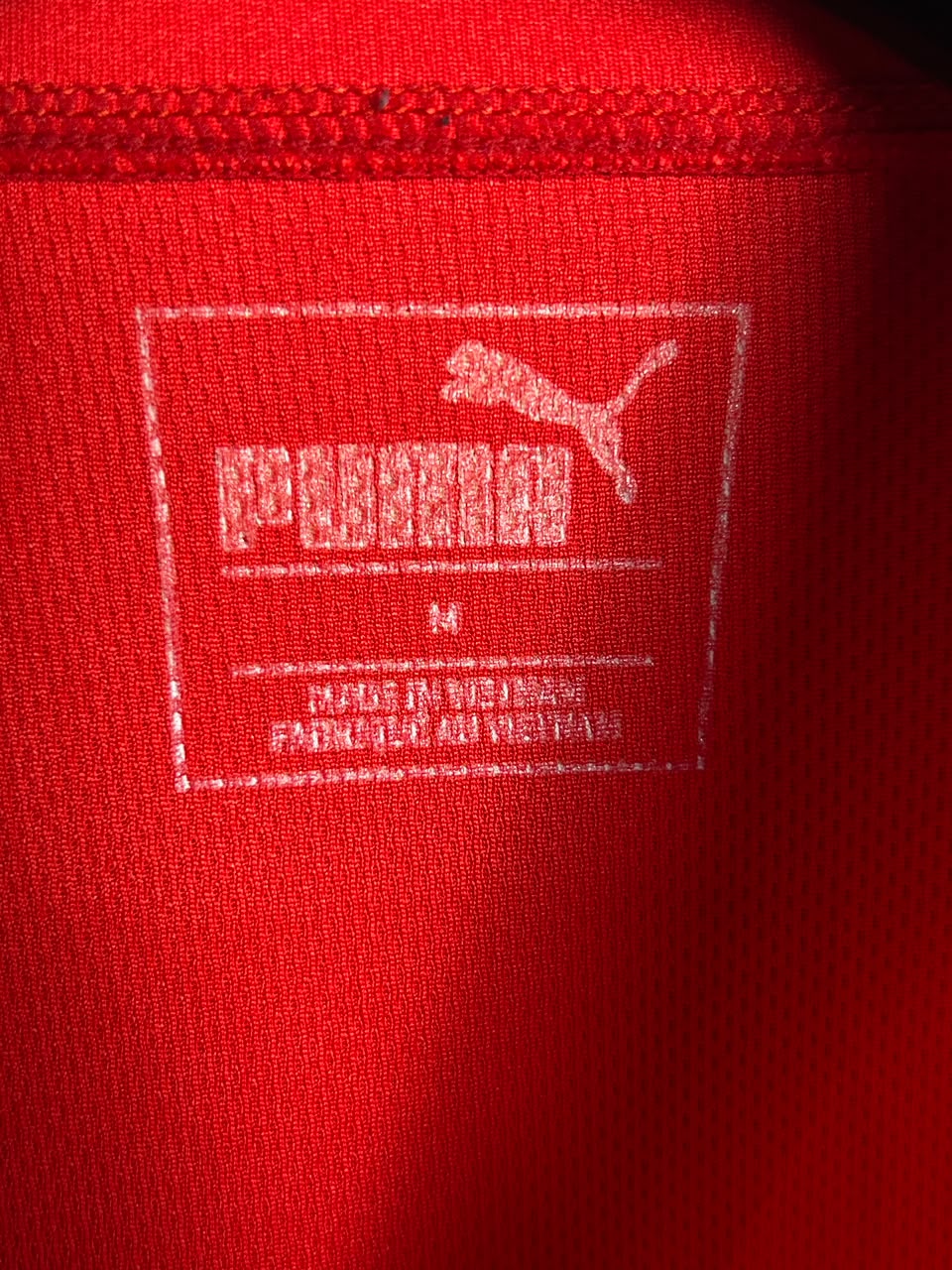 Puma Red High Round Neck - Medium