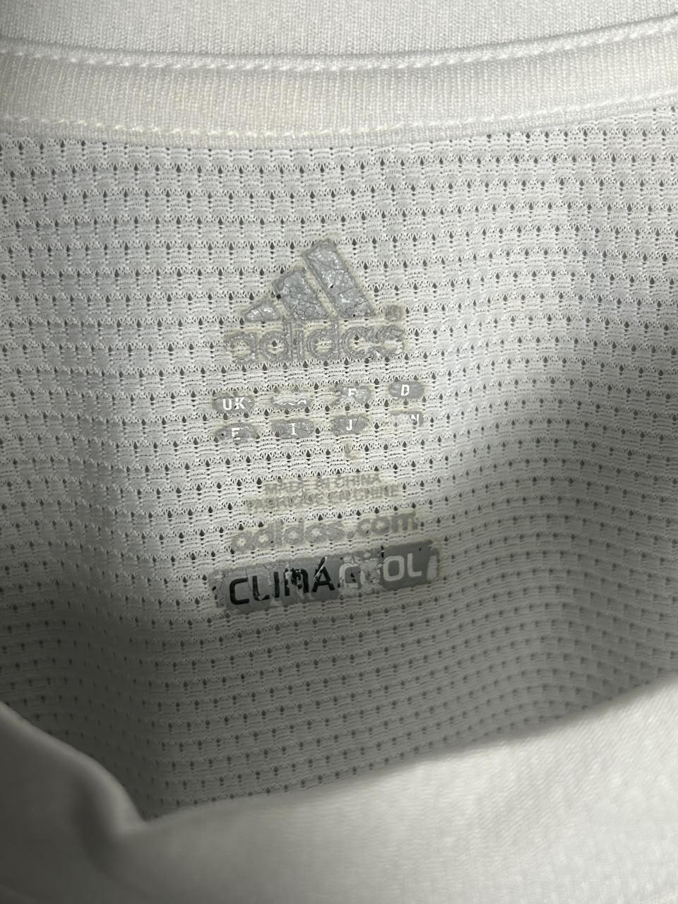 Adidas ClimaCool White Round Neck - Large