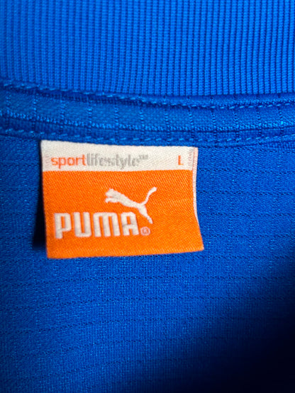 Puma SportLifeStyle Blue V Neck - Large