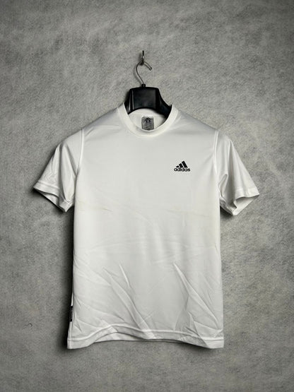 Adidas White Round Neck - Small