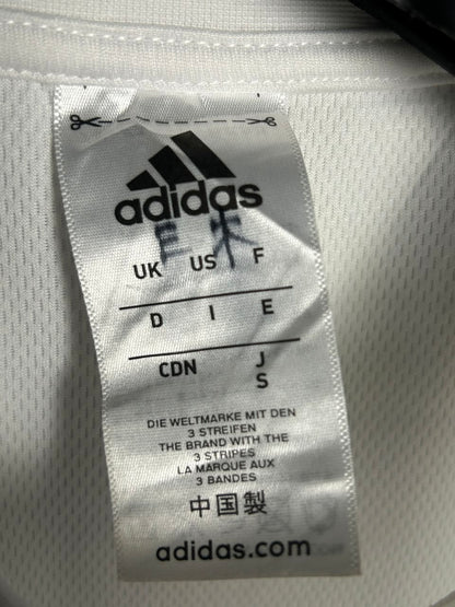 Adidas White Round Neck - Small