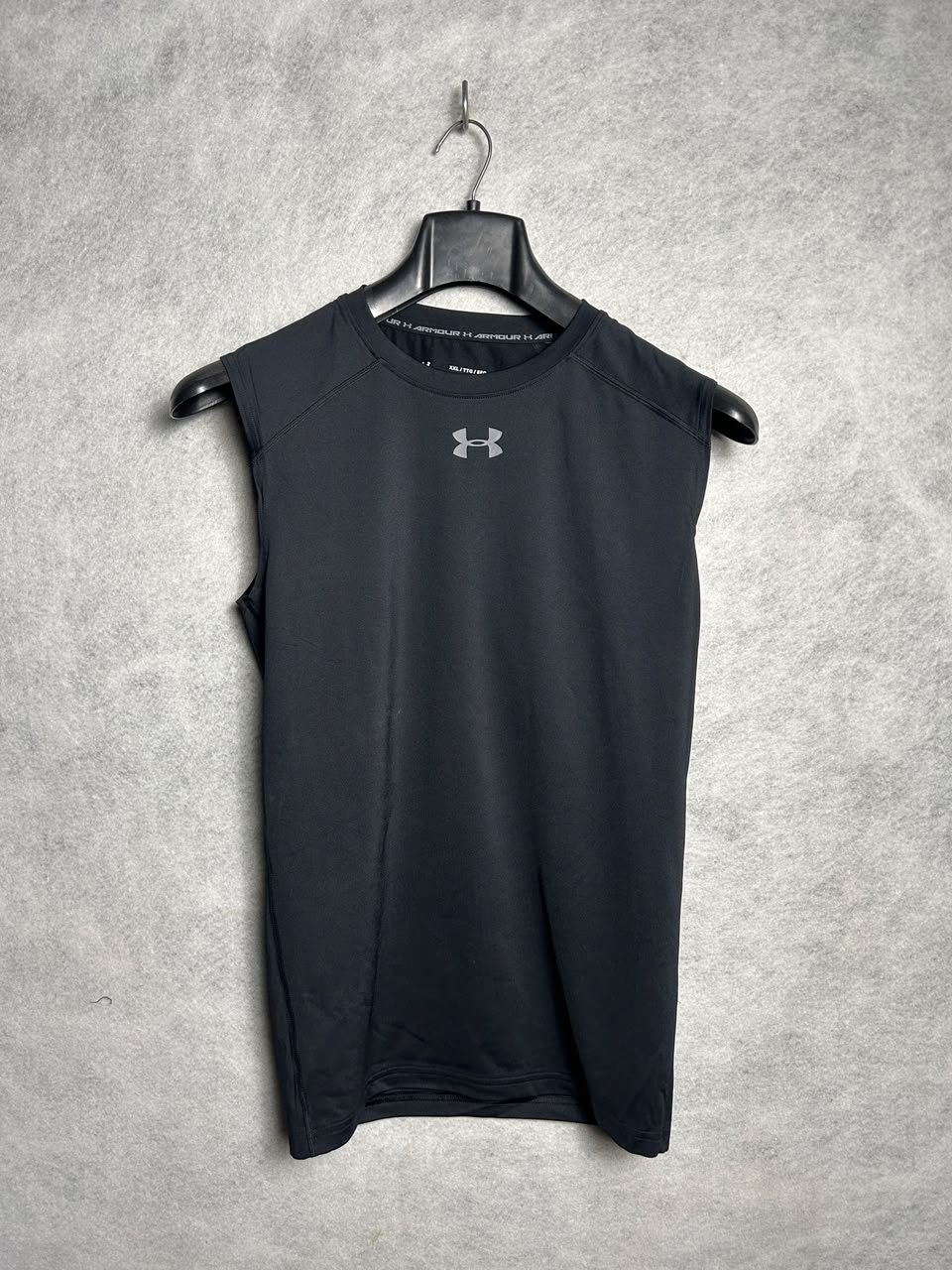 Under Armour Black Heat Gear Sando Round Neck Compression - XXL