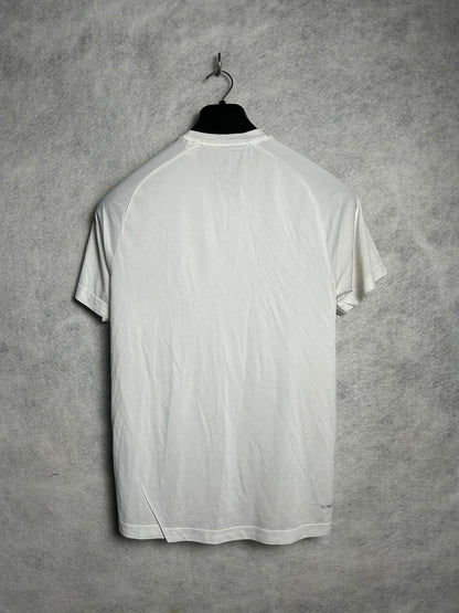 Adidas White ClimaLite Round Neck - Small