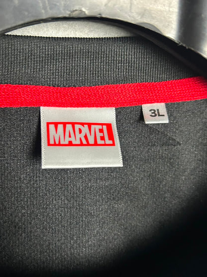 Marvel Black Round Neck - Large
