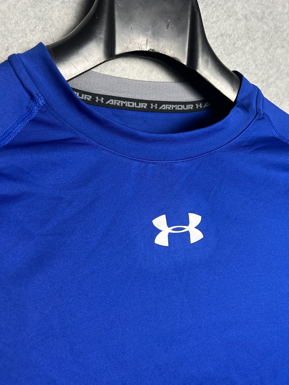 Under Armour Blue Heat Gear Round Neck Compression - XXL
