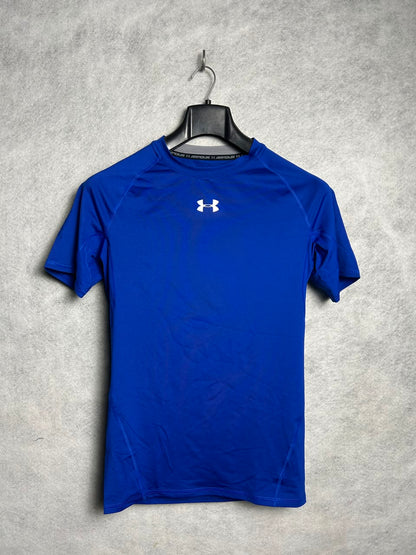 Under Armour Blue Heat Gear Round Neck Compression - XXL