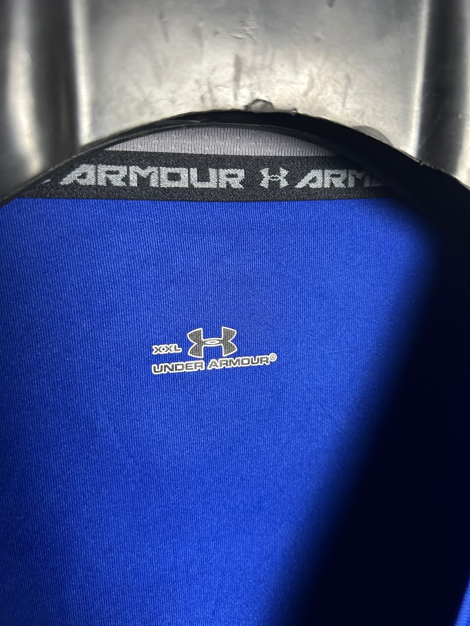 Under Armour Blue Heat Gear Round Neck Compression - XXL