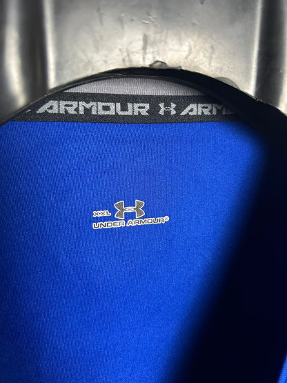 Under Armour Blue Heat Gear Round Neck Compression - XXL
