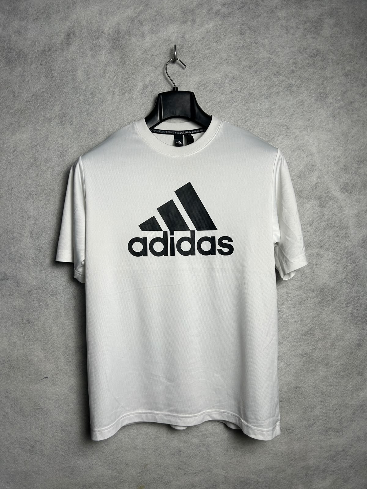Adidas (Game Day Or Any Day) White Round Neck - Large