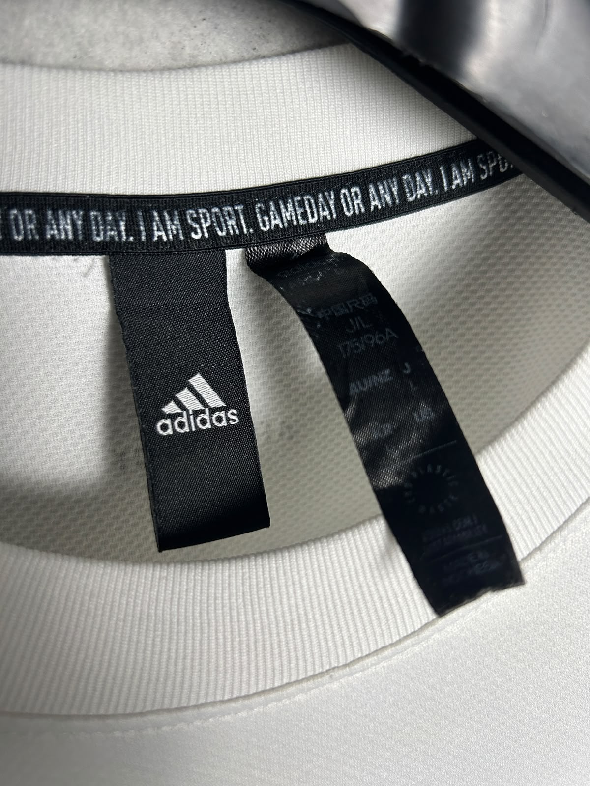 Adidas (Game Day Or Any Day) White Round Neck - Large